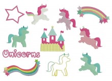 Stickserie - Unicorns